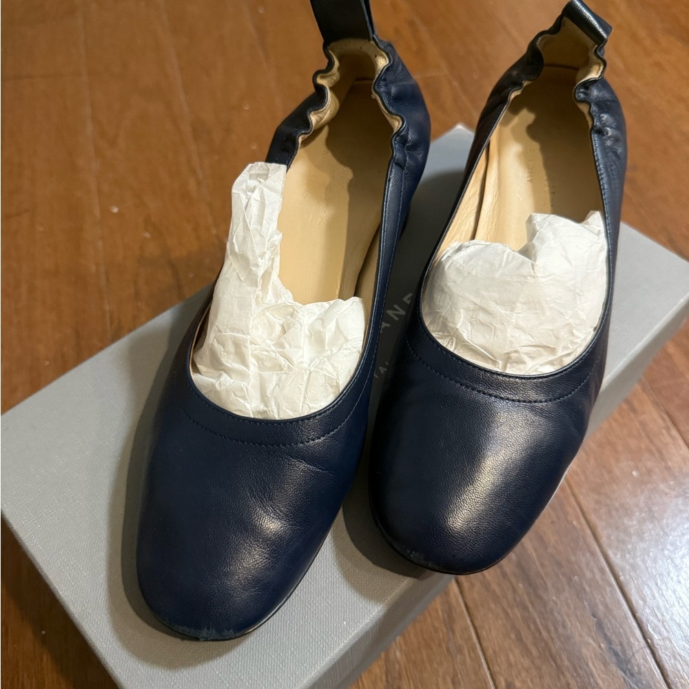 Everlane Blue Heels Classic Design